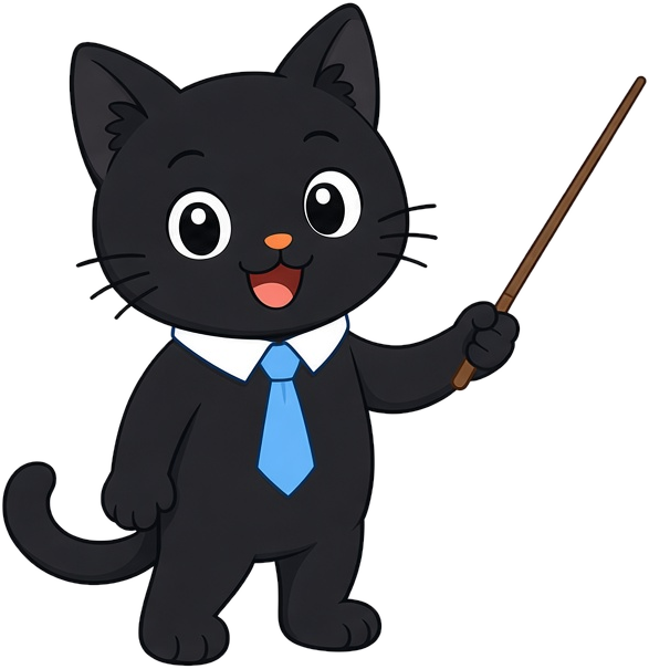 黒ねこのお天気キャスター